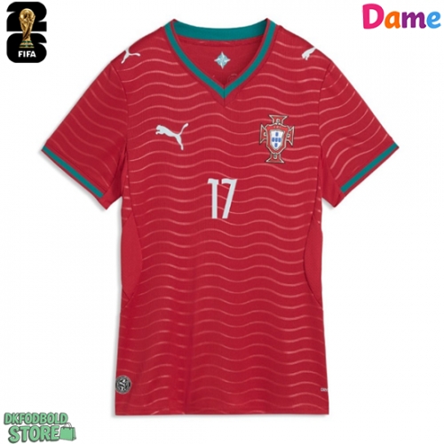 Portugal Rafael Leao #17 Replika Hjemmebanetrøje Dame VM 2026 Kortærmet